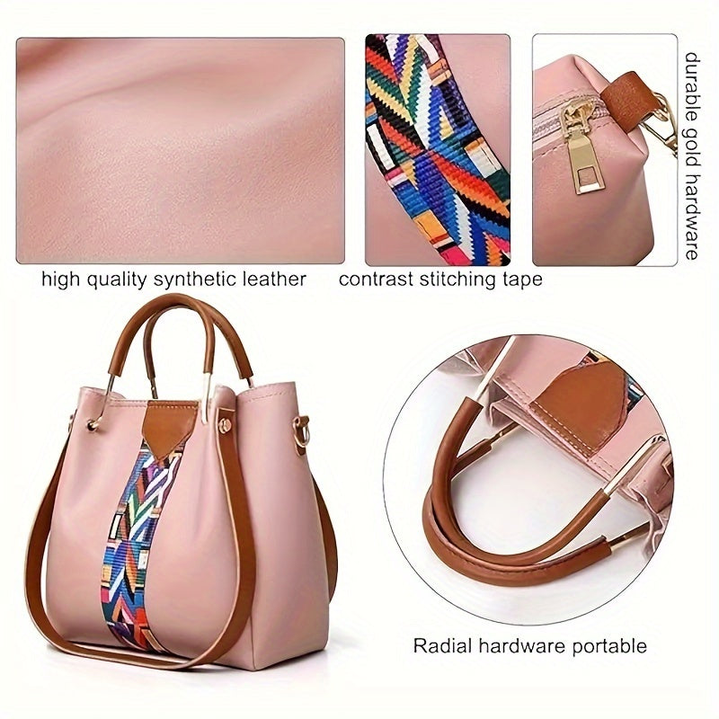 Kit 4 Bolsas Feminina Elegante Premium