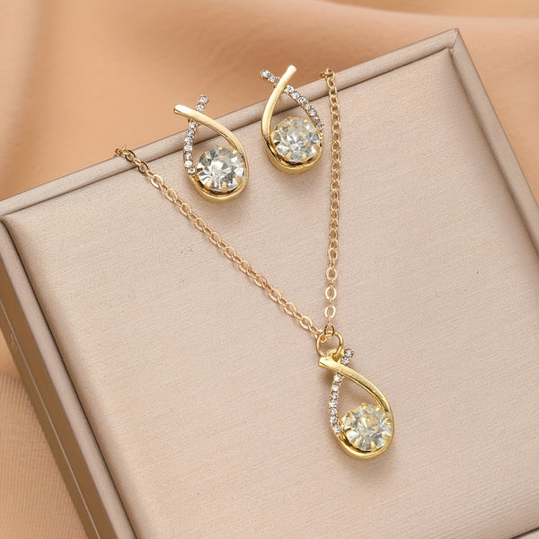 Conjunto de Joia Premimum Colar e Brinco