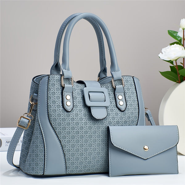 Kit Bolsa Feminina de Couro Premium Elegante