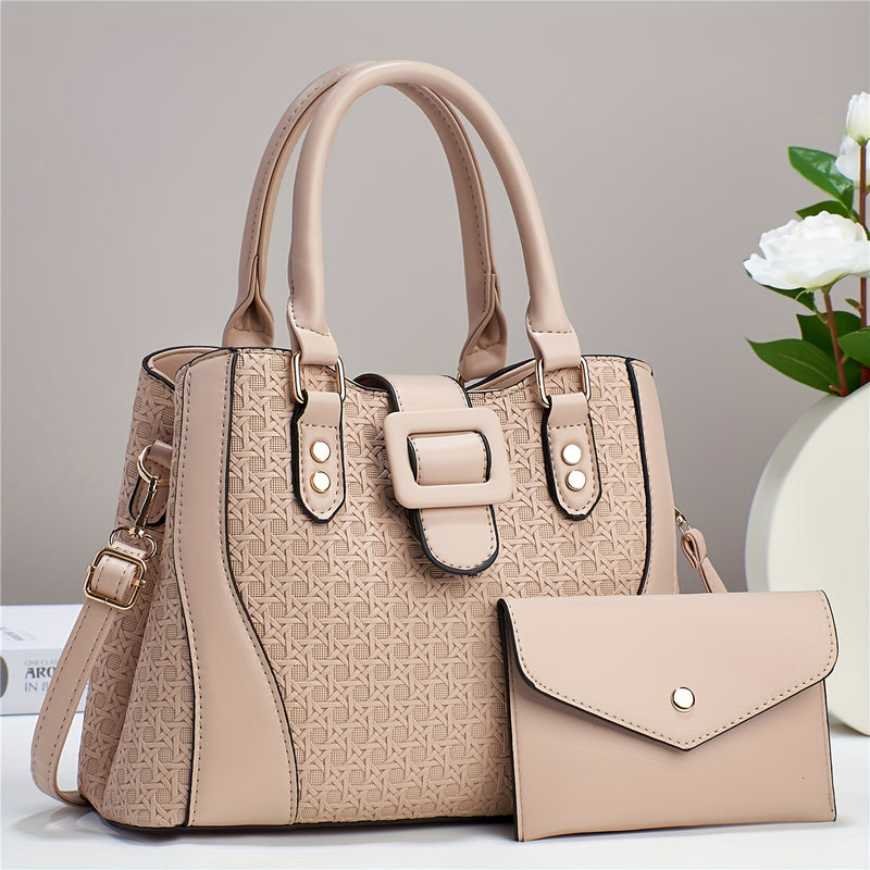 Kit Bolsa Feminina de Couro Premium Elegante