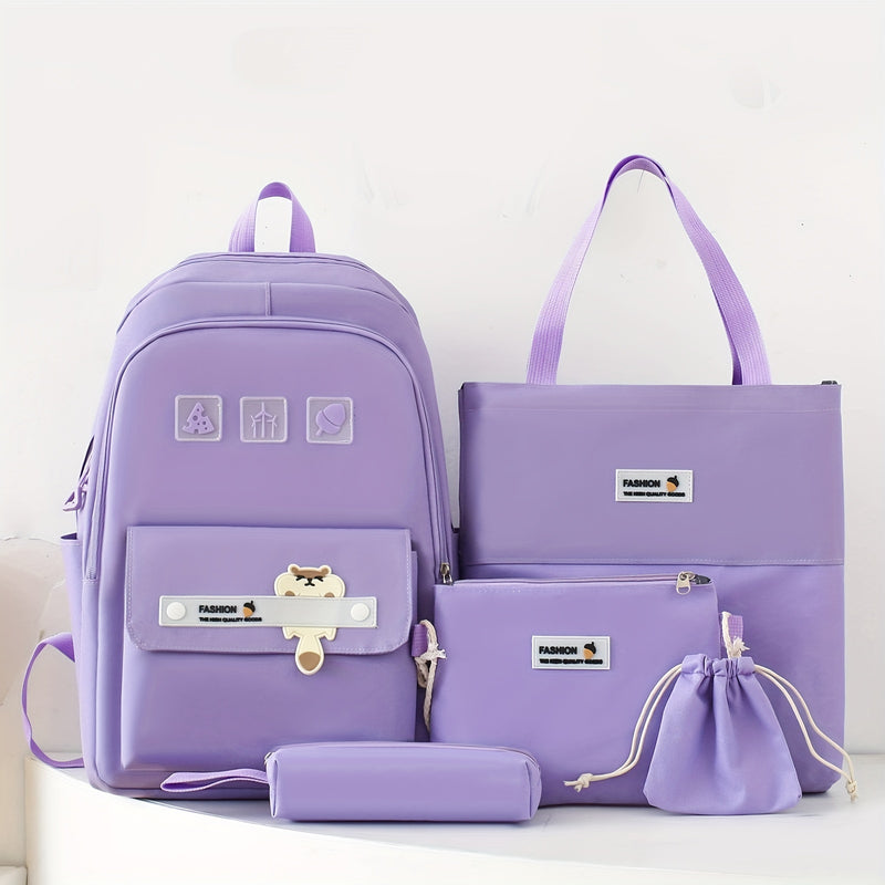 Kit 5 Bolsa Feminina Elagante Premium