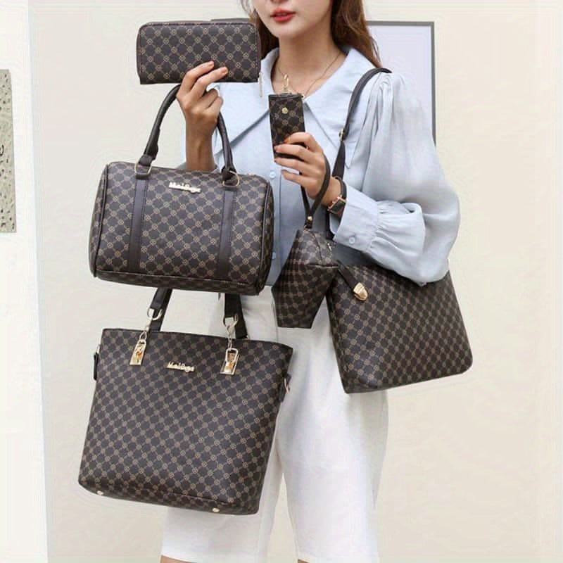 Kit 6 Bolsas Feminina Elegante Premium
