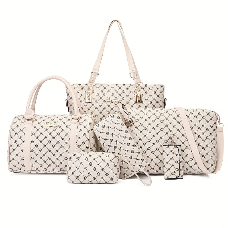 Kit 6 Bolsas Feminina Elegante Premium