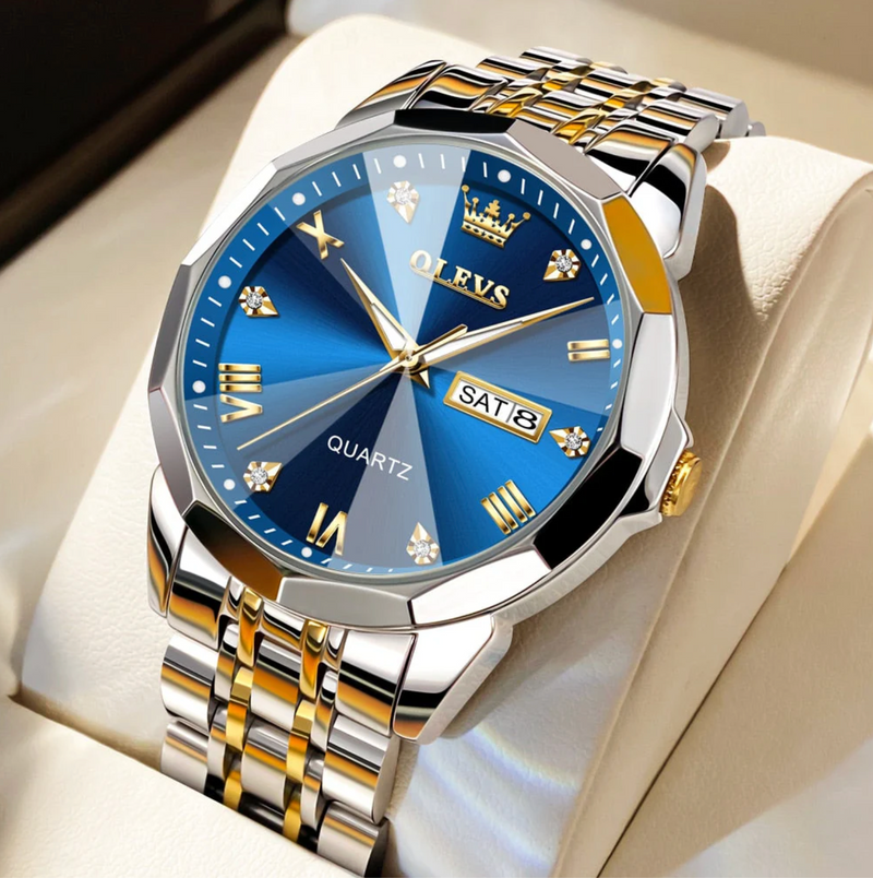 Relógio Masculino PREMIUM Luxury Gold