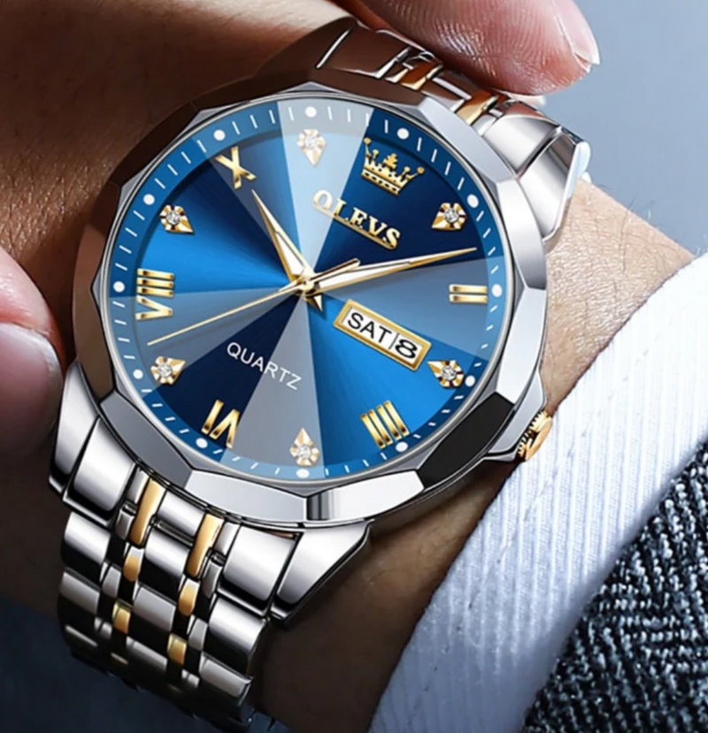 Relógio Masculino PREMIUM Luxury Gold