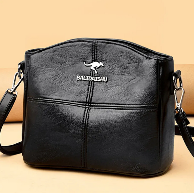 Bolsa Couro Genuíno Italiano Luna