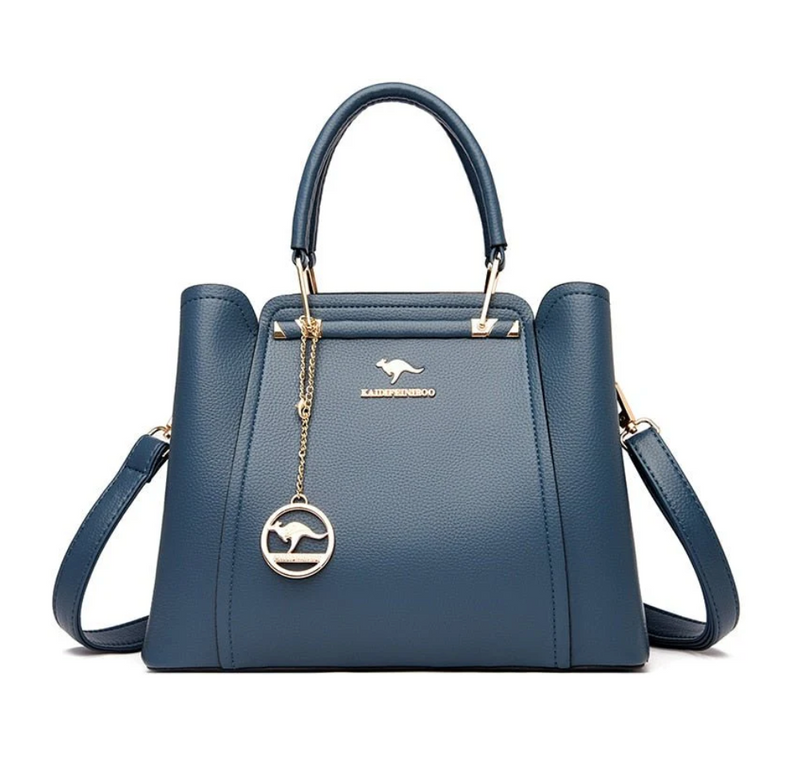 Bolsa Média Feminina de Couro Belle Éclat