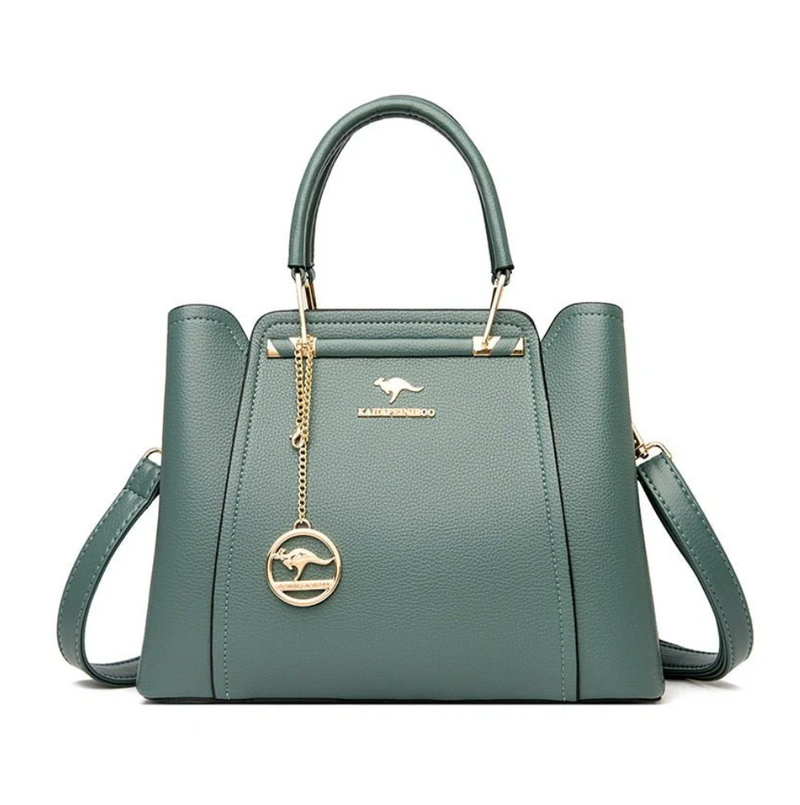Bolsa Média Feminina de Couro Belle Éclat