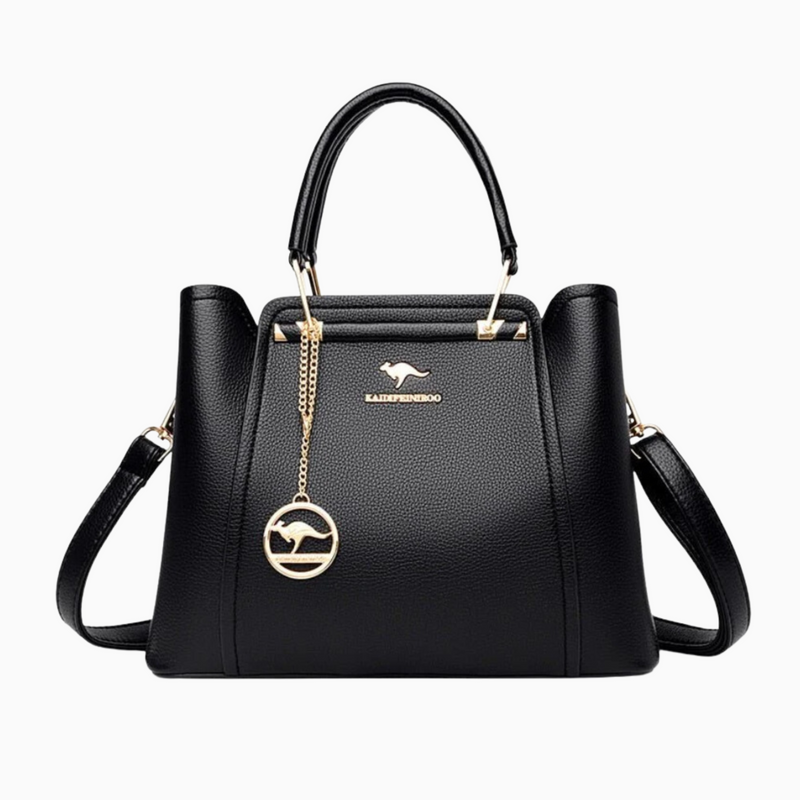 Bolsa Média Feminina de Couro Belle Éclat