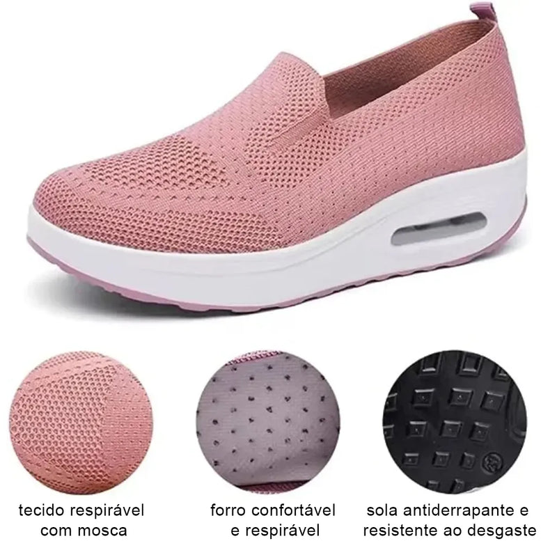 Tênis Feminino Ortopédico Estela