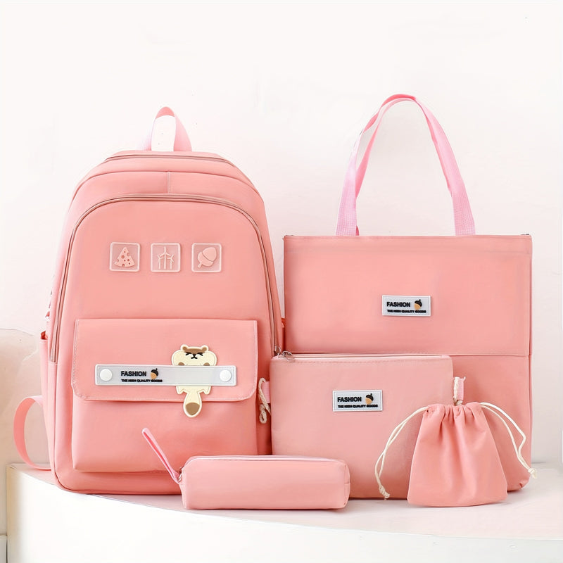 Kit 5 Bolsa Feminina Elagante Premium